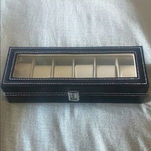 Watch case (dark brown/black)